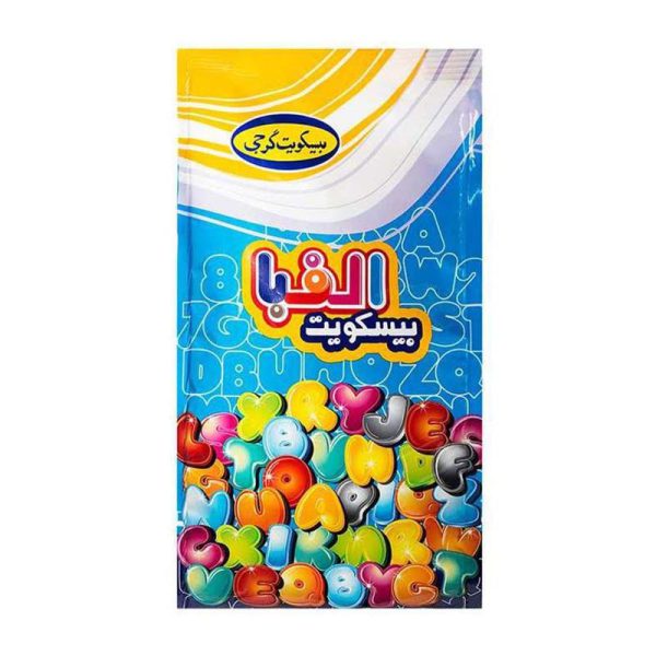 بیسکویت الفبای فارسی100گرمی گرجی