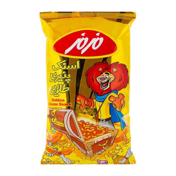 اسنک پنیری طلایی خانواده 110گرم مزمز