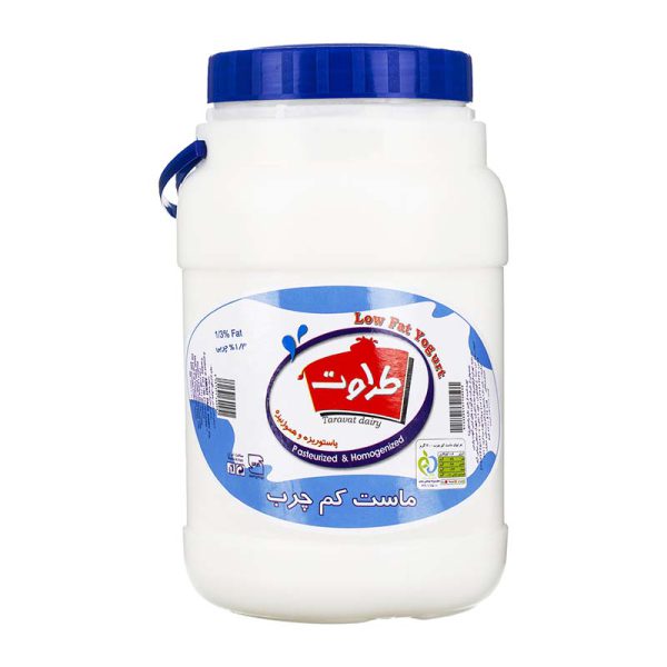 ماست دبه کم چرب 2200 گرمی 1/3 % چربی طروات