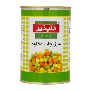 کنسرو سبزیجات مخلوط 420گرمی دلپذیر