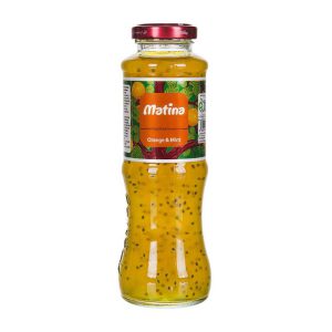 آب میوه پرتقال شیشه 280 گرم ماتینا