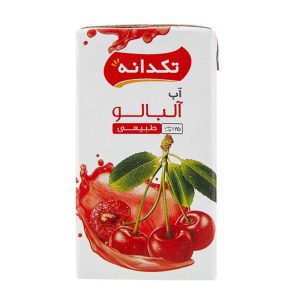 آب آلبالو 125 سی سی تترا پک تکدانه