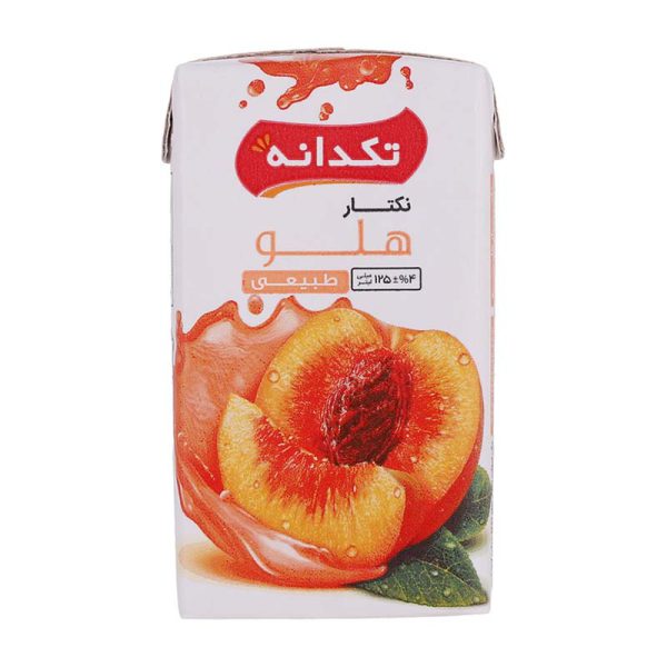 آب هلو 125 سی سی تتراپک تکدانه