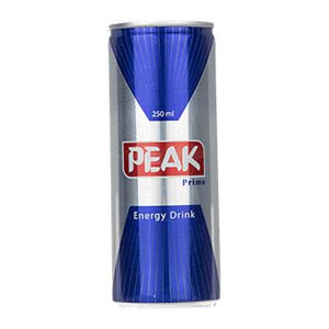 نوشابه انرژی زا 250 میل فلزی PEAK