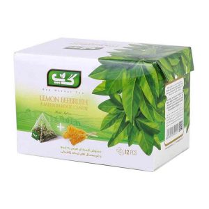 دمنوش چاي سبز و ليمو با نبات 12 عددي gap