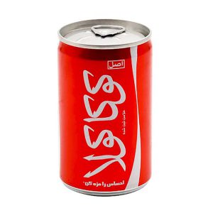 نوشابه کولا 150 سی سی قوطی کوکا کولا