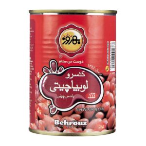 کنسرو لوبيا در سس چيلي 390 گرمي بهروز