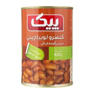 کنسرو لوبيا چيتي 420 گرم PEAK