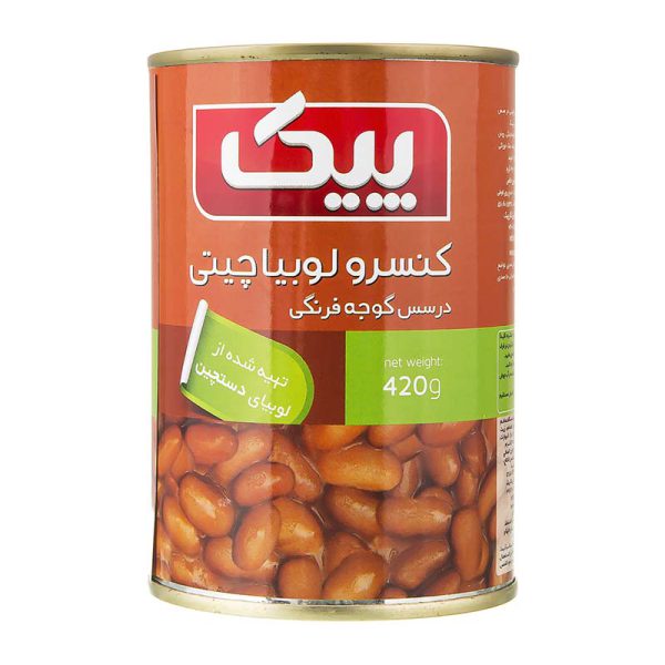 کنسرو لوبيا چيتي 420 گرم PEAK