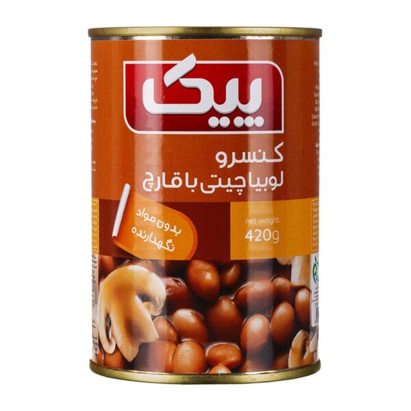کنسرو لوبيا چيتي با قارچ 420 گرم PEAK کنسرو لوبيا چيتي با قارچ 420 گرم PEAK