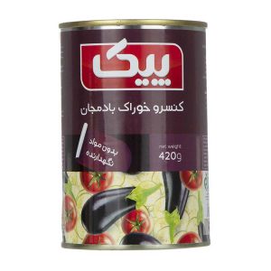 کنسرو خوراک بادمجان 420 گرم PEAK