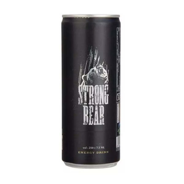نوشابه انرژی زا گازدار 250 میل strongbear