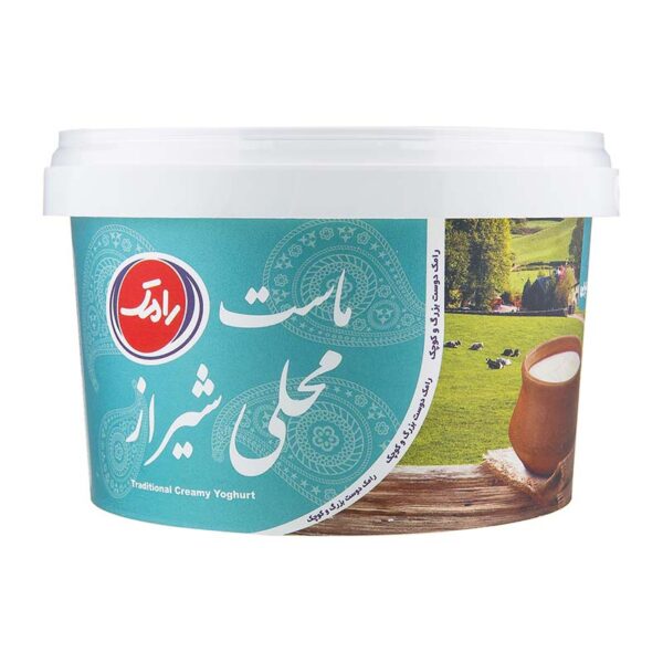 ماست خامه اي 900گرم (شيرازي رامک ماست خامه اي 900گرم (شيرازي رامک