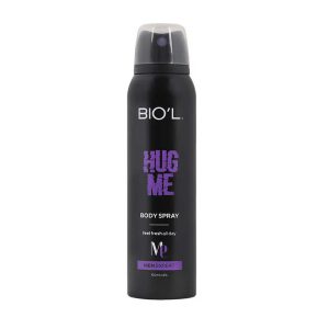 اسپري بدن مردانه 150 ميل خوشبو كننده و ضد تعريق HUG ME بيول