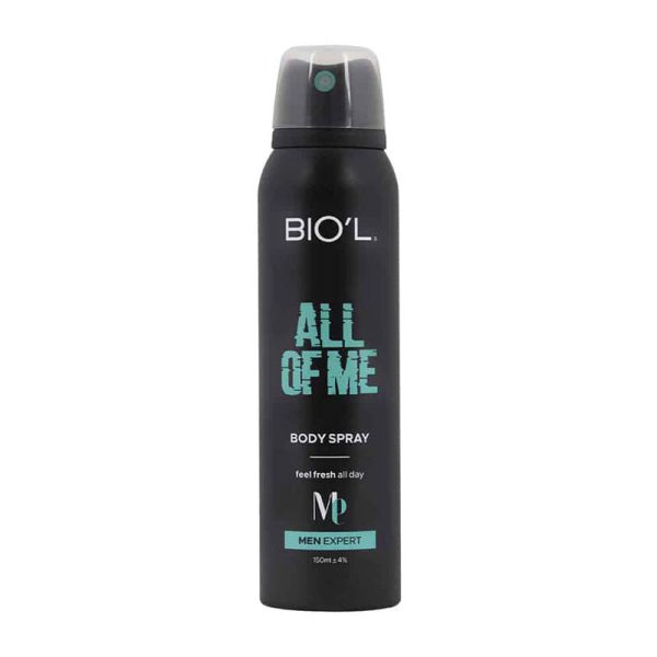 اسپري بدن مردانه 150 ميل خوشبو كننده و ضد تعريق ALL OF ME بيول