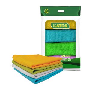 دستمال آبگيري پنبه اي ( 4عددي ) کاتوس