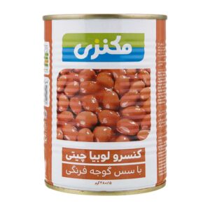 کنسرو لوبيا با سس گوجه 380 گرمي مکنزي