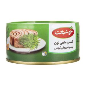 کنسرو ماهي تن با شويد در روغن 180 گرم خوشبخت