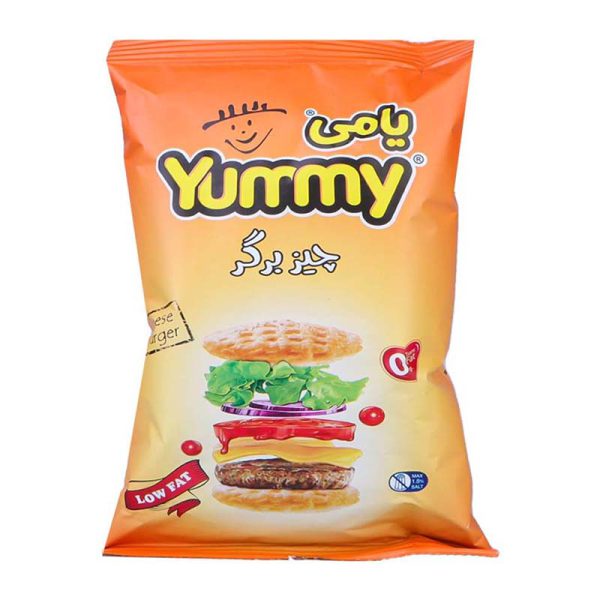 اسنك بسته بندي چيز برگر 40 گرم يامي