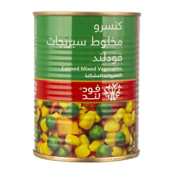 کنسرو مخلوط سبزيجات 380گرمي فودلند