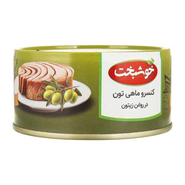 کنسرو ماهي تن در روغن زيتون 180گرمي خوشبخت
