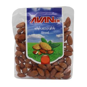 بادام درختي باپوست 400 گرم آوانه