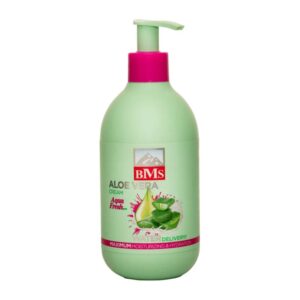کرم مرطوب کننده آلوئه ورا آبرسان قوي پوست پمپي 300 ميل BMS