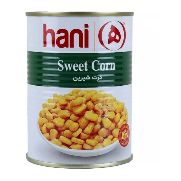 کنسرو ذرت شيرين قوطي 380گ هاني