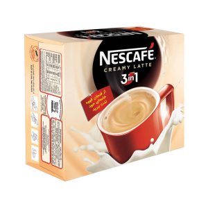 قهوه فوری کرمی لاته 3در1 حاوی پودر شیر24*18 گ نسکافه