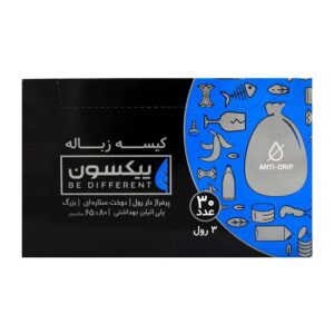 کيسه زباله 3 رول بزرگ 80*65 پيکسون