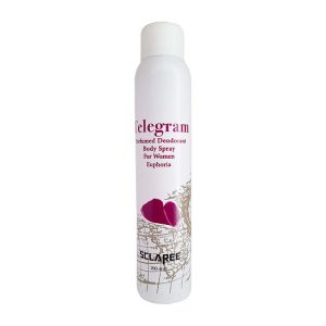اسپري خوشبو كننده كننده بدن Telegram women 200 ml اسکلاره