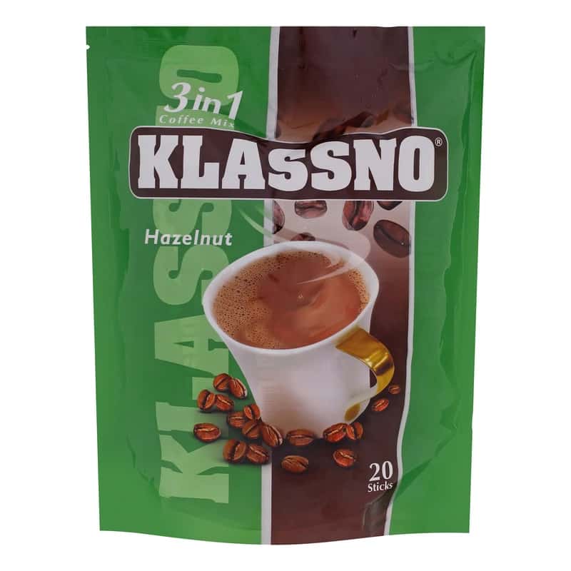 کافی میکس 1*3 فندقی (18گ*20ع) 360گرم KLASSNO