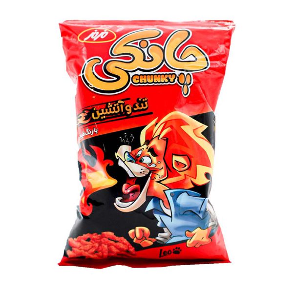 اسنک چانکي تند و آتشين 85 گرمي مزمز