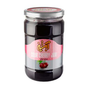 مرباي آلبالو ظرف شيشه 850 گرم آبشن
