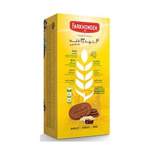 بیسکویت 4شهد و 3غله 215گرم فرخنده