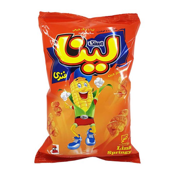 اسنک فنري پنيري140 گرمي لينا