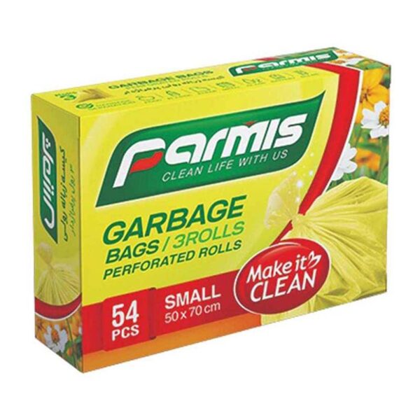 کيسه زباله سه رول کوچک 54ع 70*50 پرميس کيسه زباله سه رول کوچک 54ع 70*50 پرميس