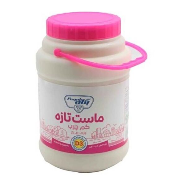 ماست دبه 2 کيلو 1/4% غني با D3 پگاه
