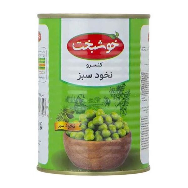 کنسرو نخود سبز 380 گ خوشبخت