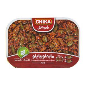 کنسرو مايه لوبيا پلو 400گرم چيکا
