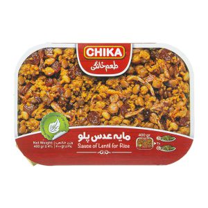 کنسرو مايه عدس پلو 400گرم چيکا