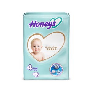 پوشک سایز 4 بسته 12 ع هانیز