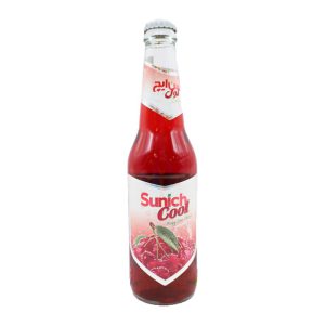نوشیدنی گازدار نکتار انگورقرمز شیشه 320 cc سن ایچ کول
