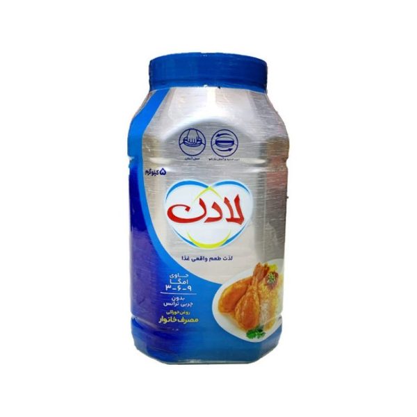 روغن نیمه جامد امگا 5 ک جار آبی لادن