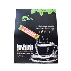 ساشه اریتریتول استویا با طعم زعفران 50ع 50گ بی لو