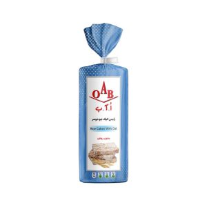 رایس کیک جو دوسر 100 گرمی OAB | دیابت شاپ‎ غلات حجیم شده برپایه برنج کیک برنجی جو دو سر 100گ OAB