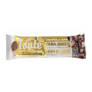 گرانولا بار دانه چيا و ليمو لفاف 35 گرمي توت سوييت