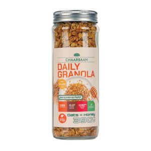 گرانولای روزانه شیشه 390گ چاربان