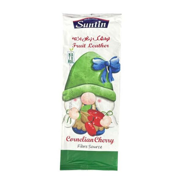 لواشک ورقه ای زغال اخته 90 گ سانتین