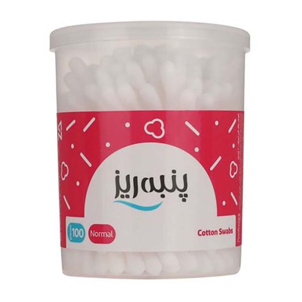 گوش پاکن 100ع لیوان پنبه ریز